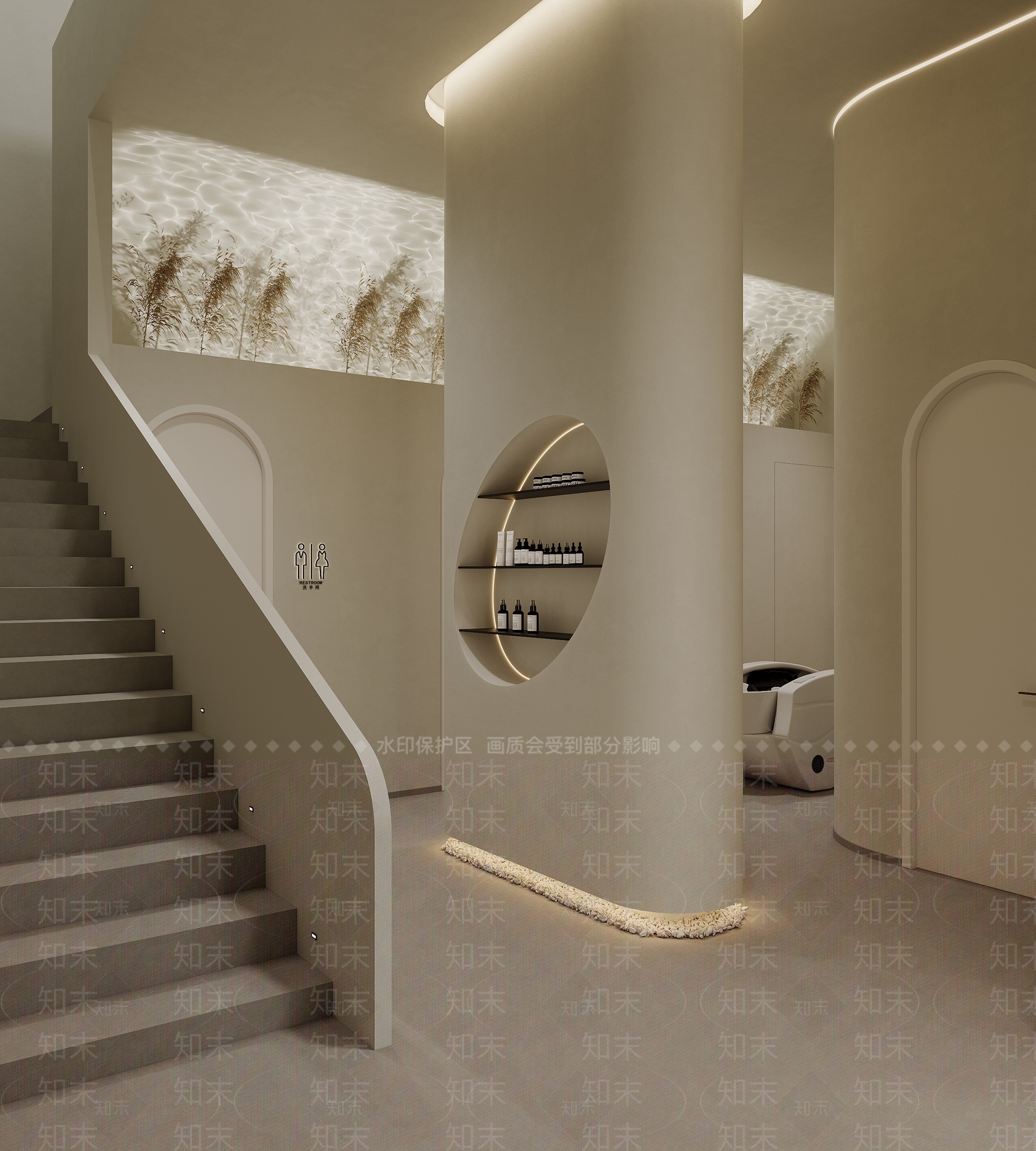 现代美妆店SU模型下载【ID:1200988344】