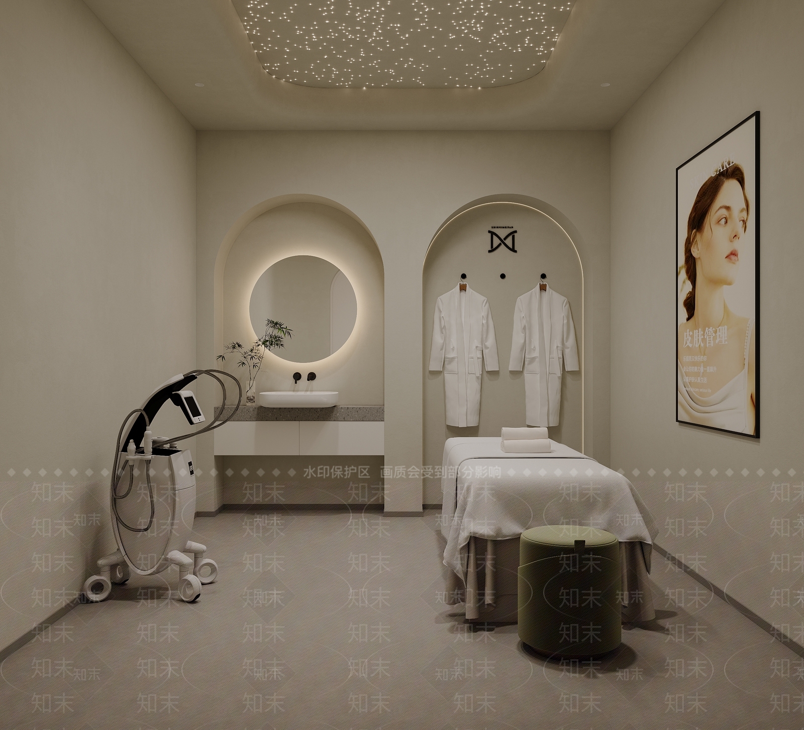 现代美妆店SU模型下载【ID:1200988465】