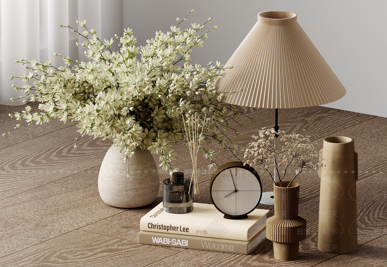 现代绿植摆件3D模型下载【ID:1200990941】