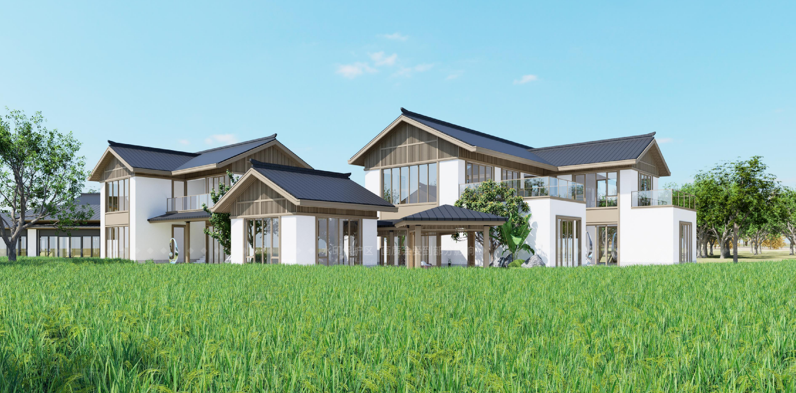 现代商业街SU模型下载【ID:1200994198】