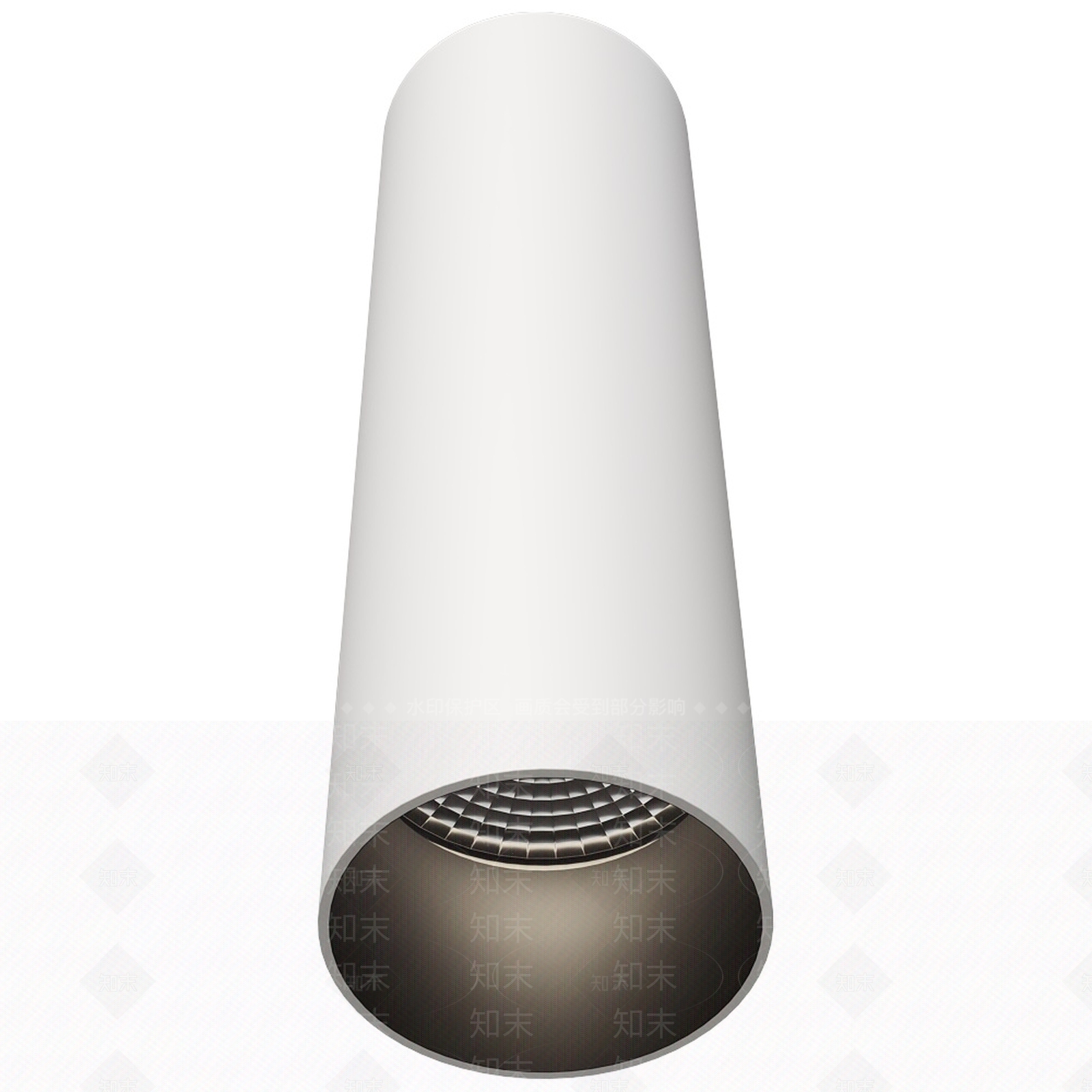 现代法式筒灯3D模型下载【ID:1200999741】