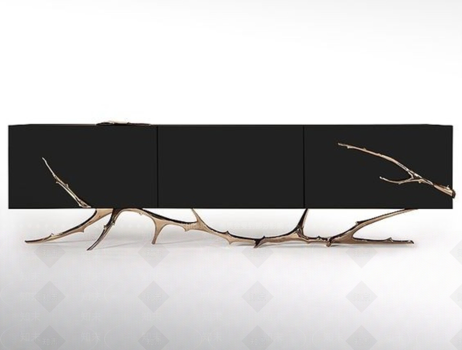 现代轻奢电视柜SU模型下载【ID:1201017848】