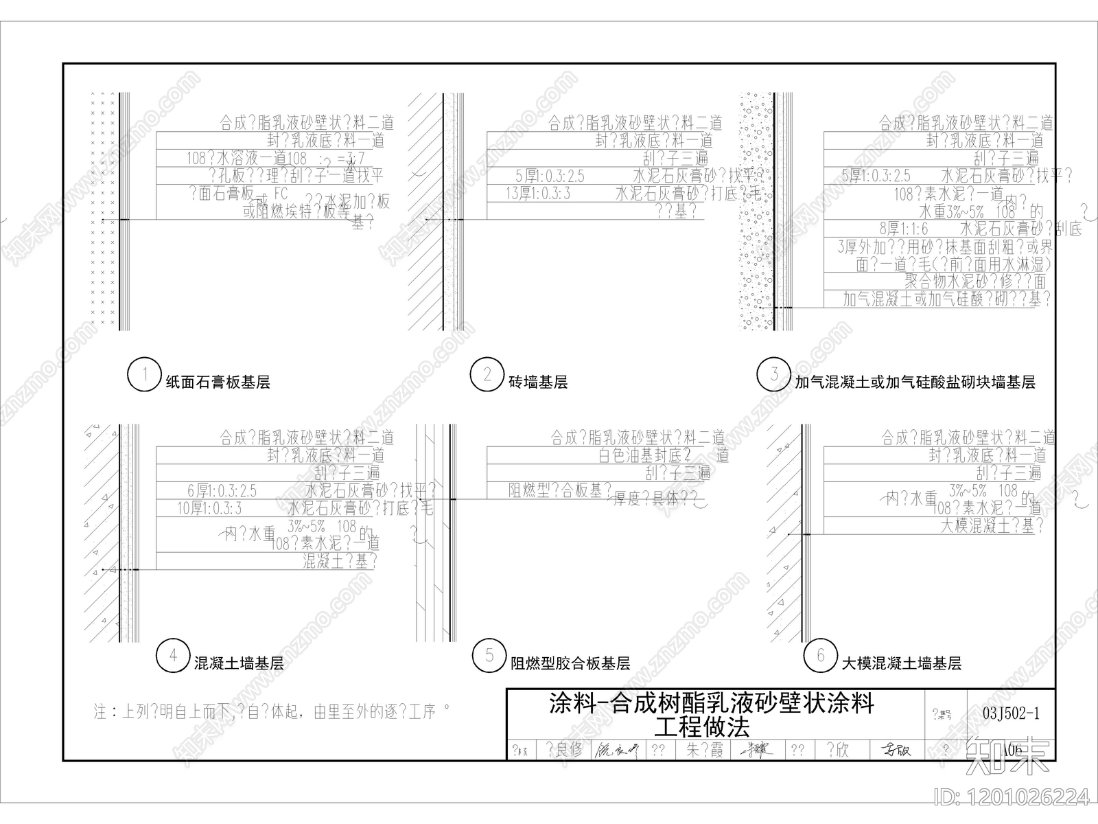墙面节点cad施工图下载【ID:1201026224】