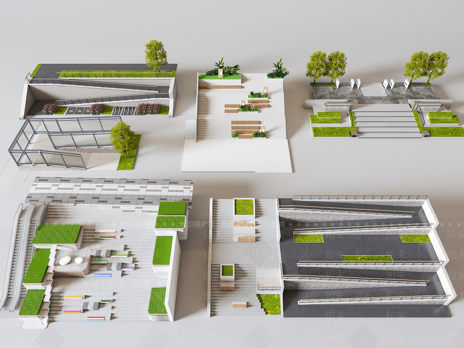 现代其他景观小品3D模型下载【ID:1201026348】