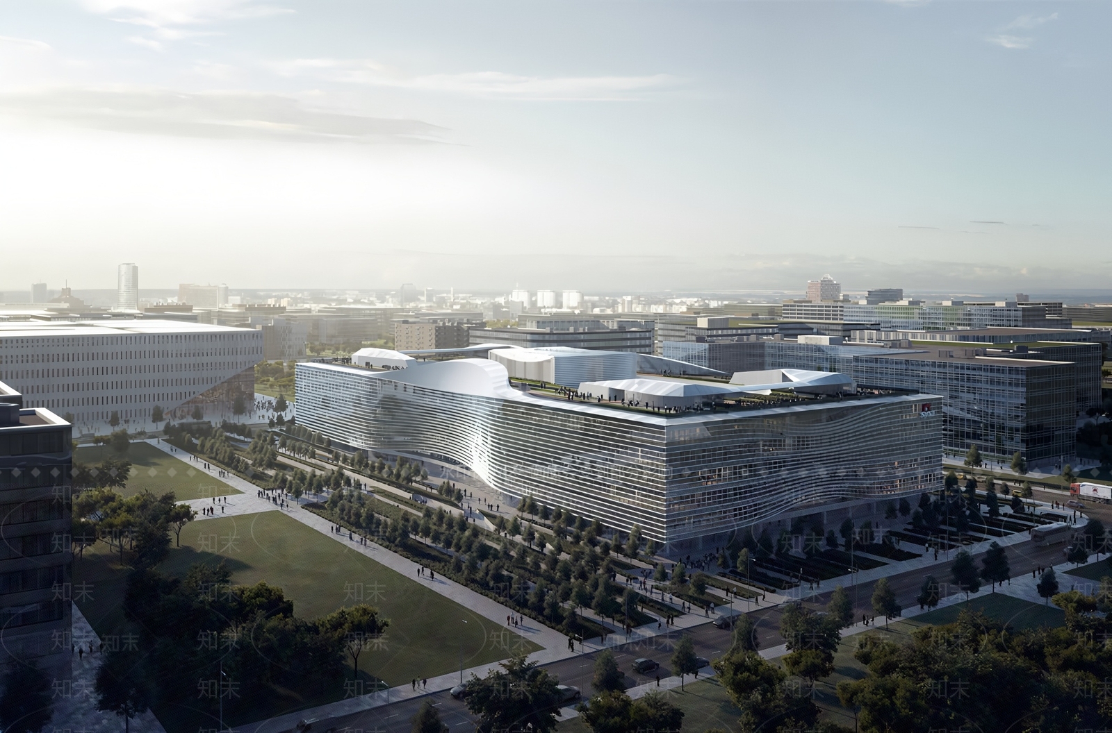 图书馆SU模型下载【ID:1201040604】