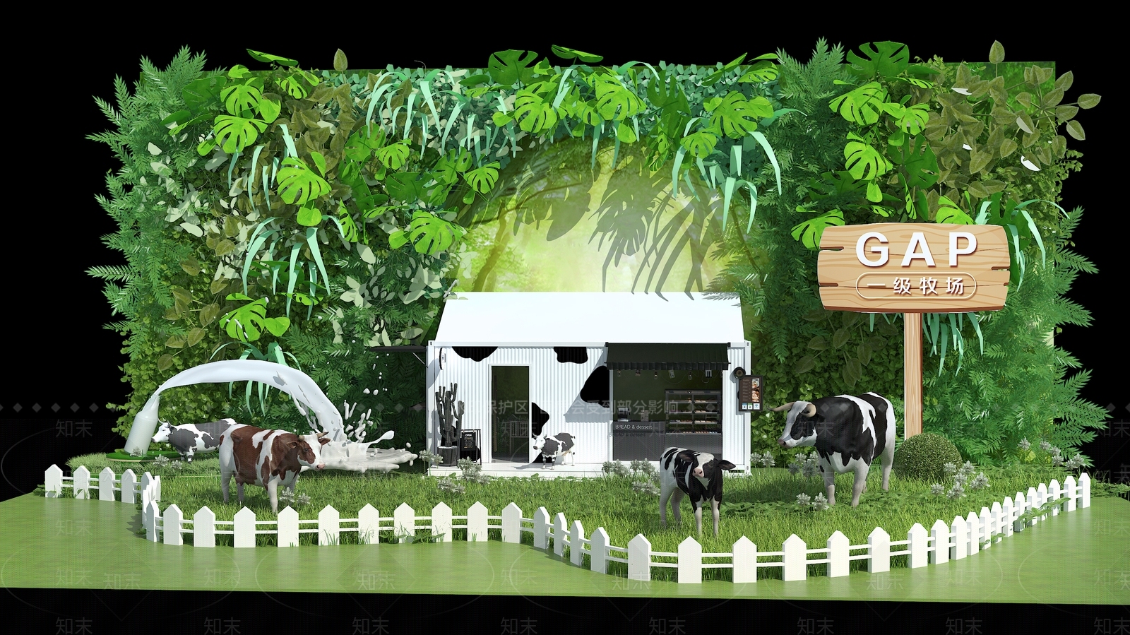 现代简约农业展厅3D模型下载【ID:1201032604】