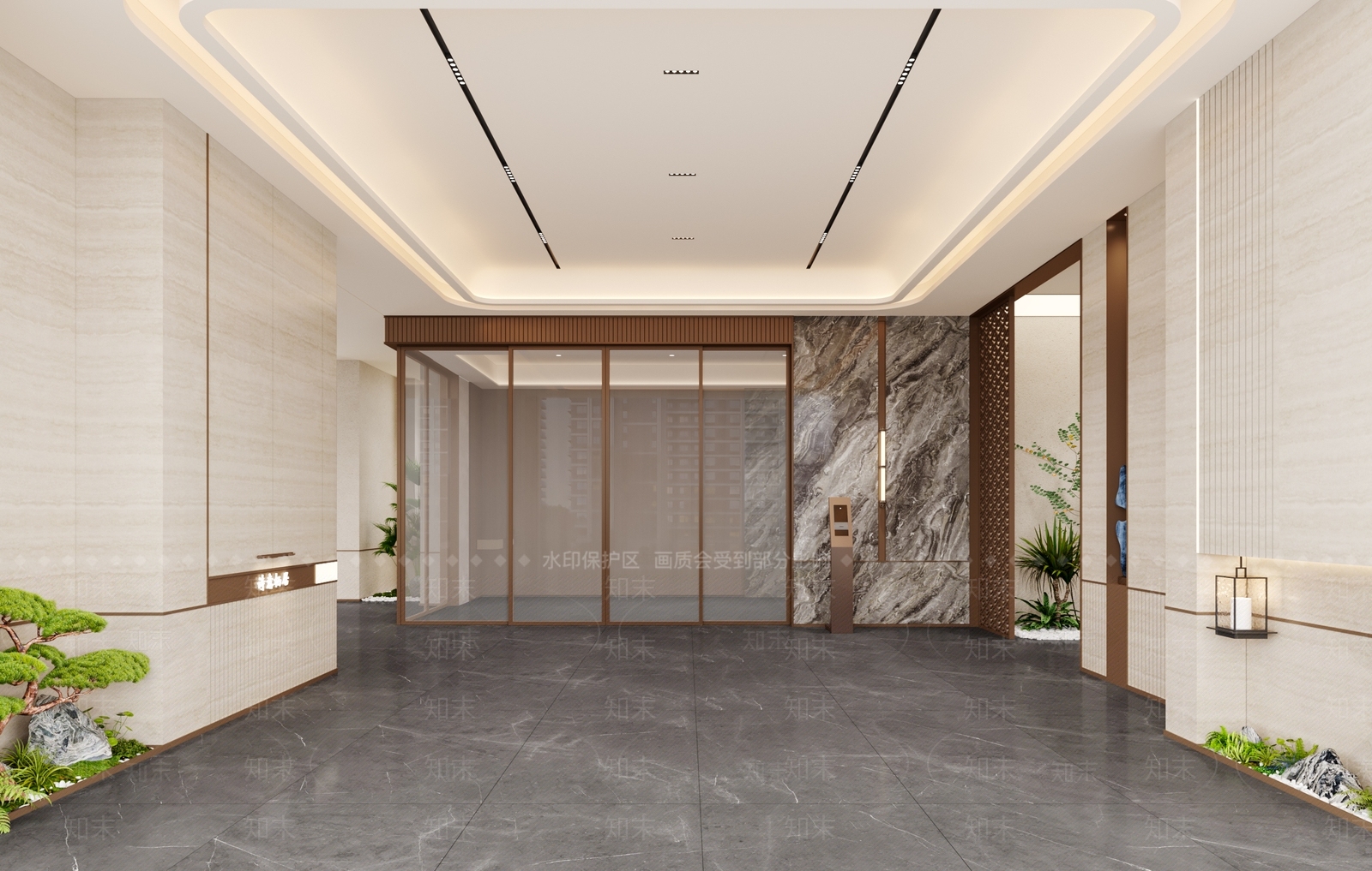 现代茶馆3D模型下载【ID:1215191305】