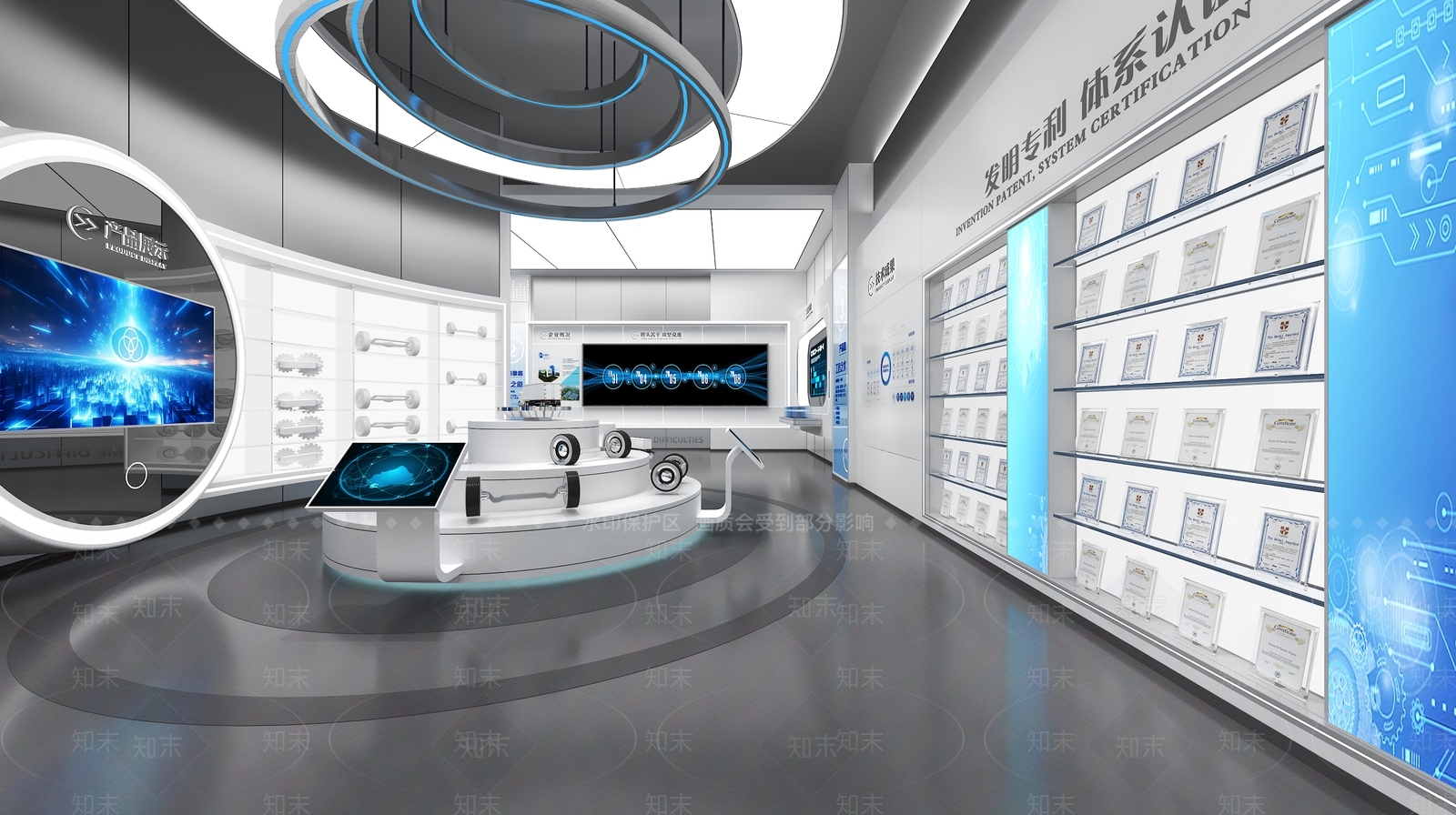 现代汽车展厅3D模型下载【ID:1201044849】