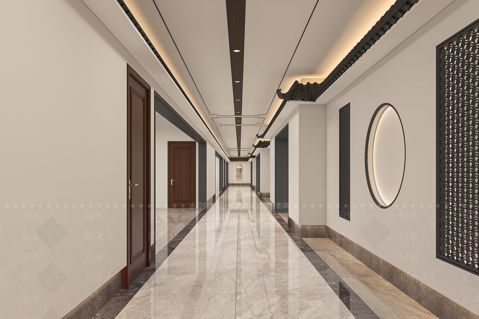 新中式中式其他商业空间3D模型下载【ID:1201044192】