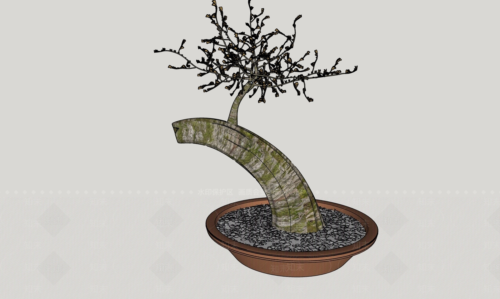 盆栽SU模型下载【ID:1201052769】