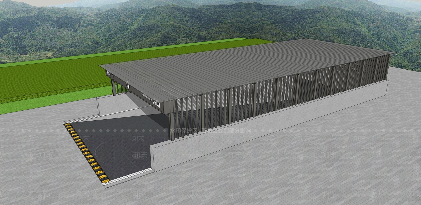 现代其他景观小建筑SU模型下载【ID:1201055596】