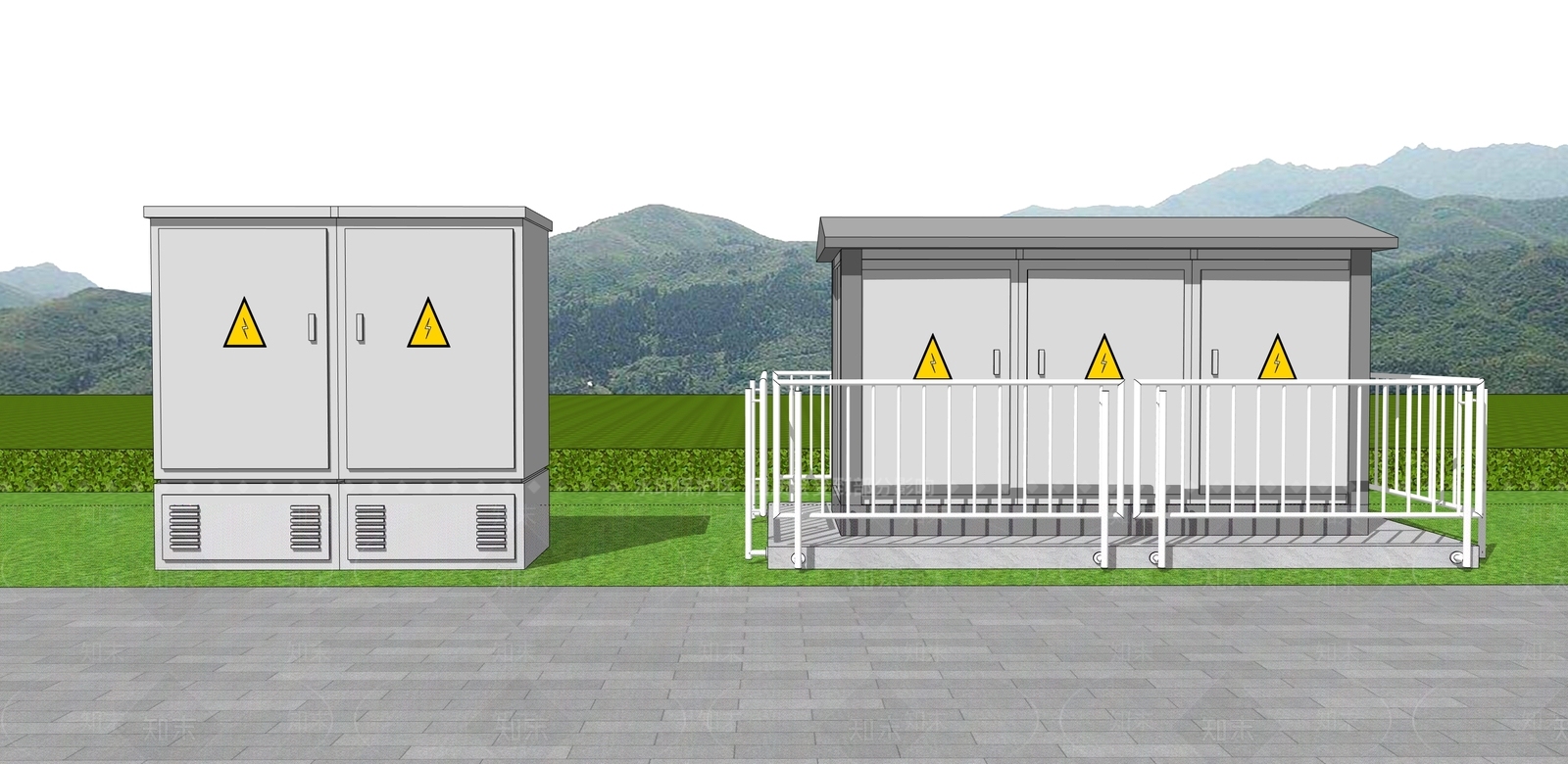 现代其他景观小品SU模型下载【ID:1201056663】