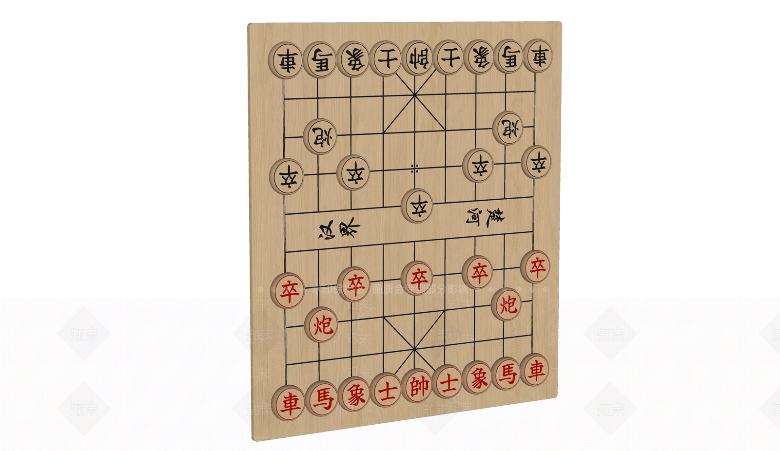 现代新中式棋牌室SU模型下载【ID:1201060083】