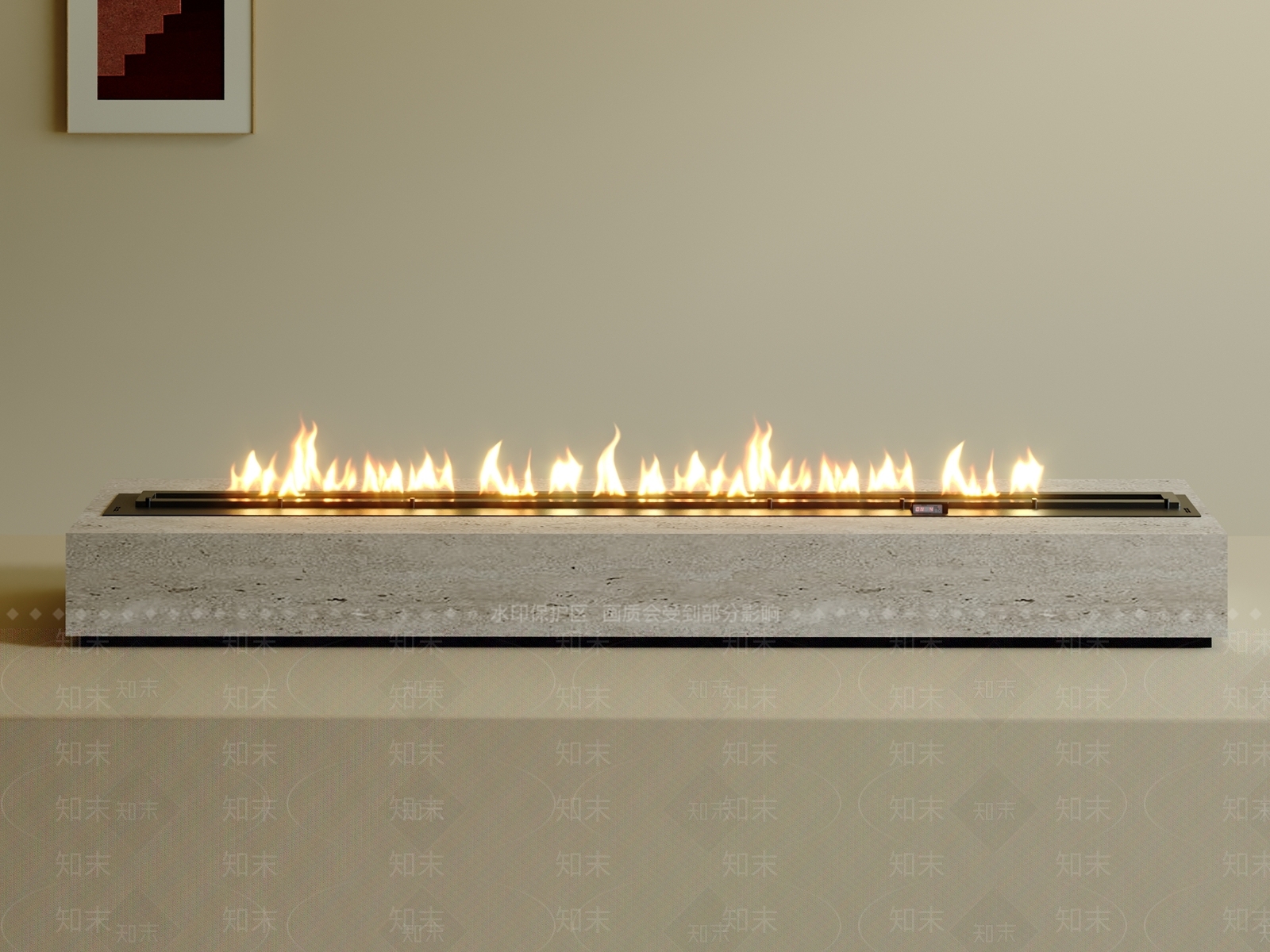 中古轻奢壁炉3D模型下载【ID:1201061336】