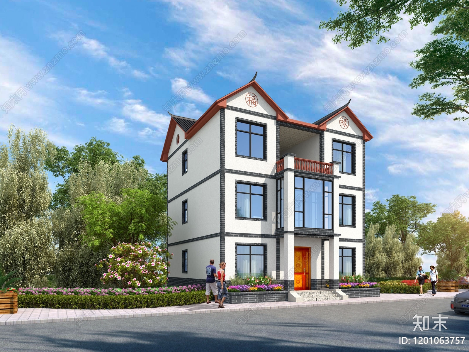 联排住宅施工图下载【ID:1201063757】