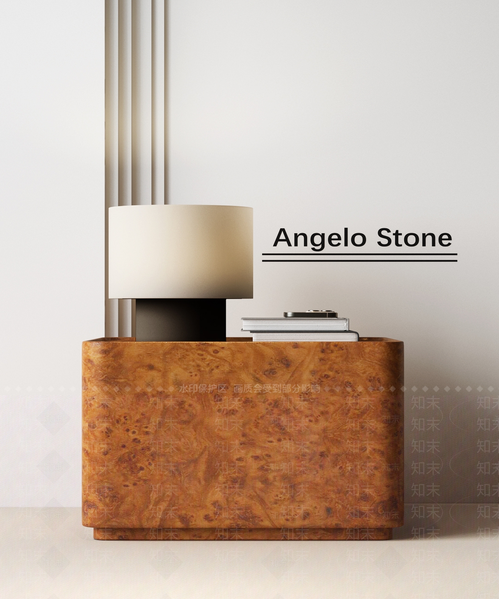 现代中古台灯3D模型下载【ID:1201063925】