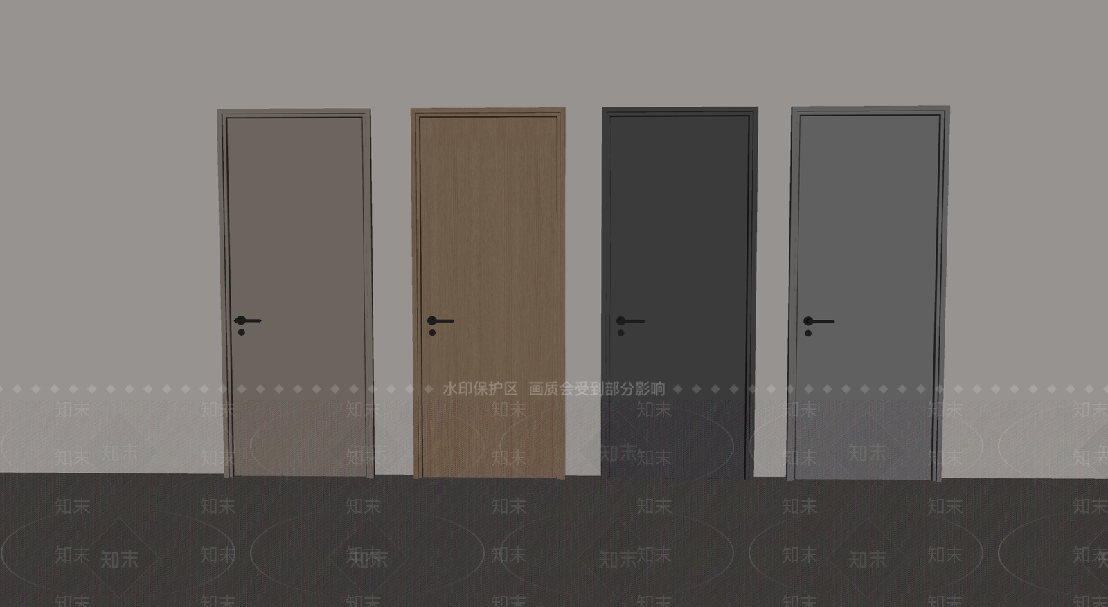 现代单开门SU模型下载【ID:1201067957】