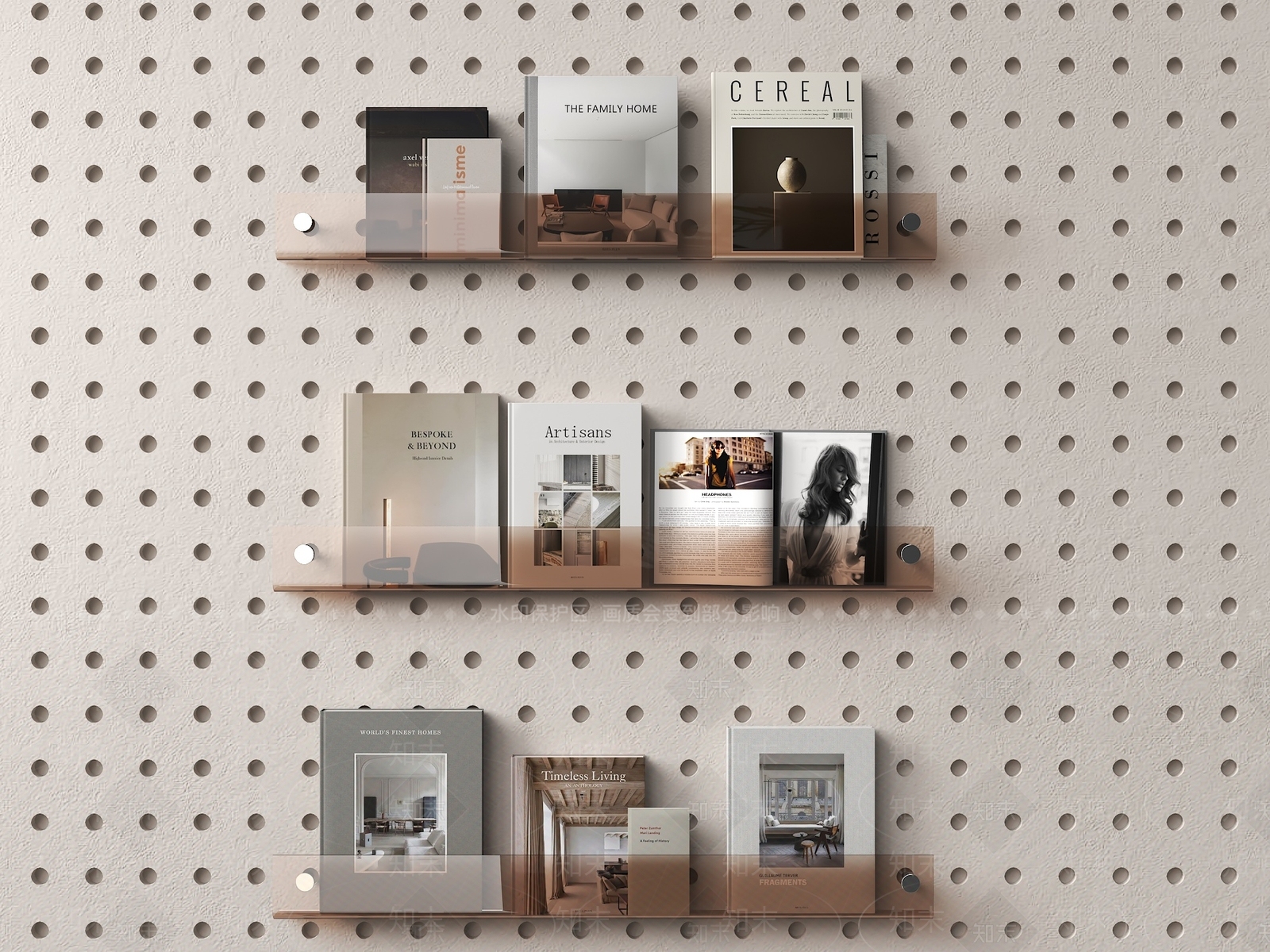 现代书架3D模型下载【ID:1201071640】