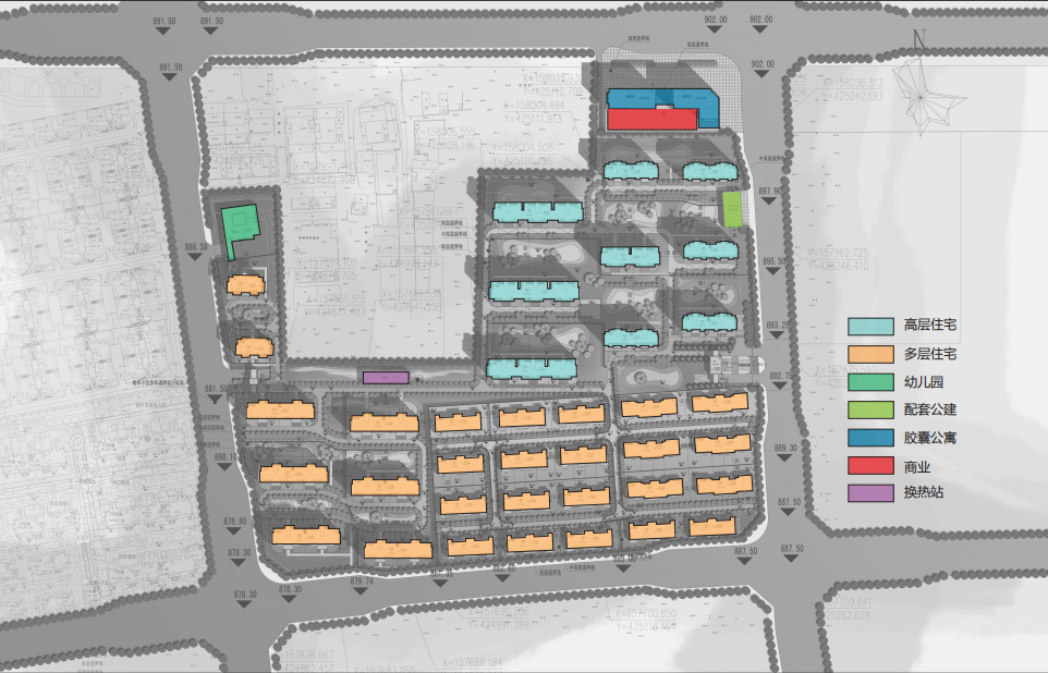 [山西]某新古典风格住区建筑设计方案文本模型施工图下载【ID:149546180】