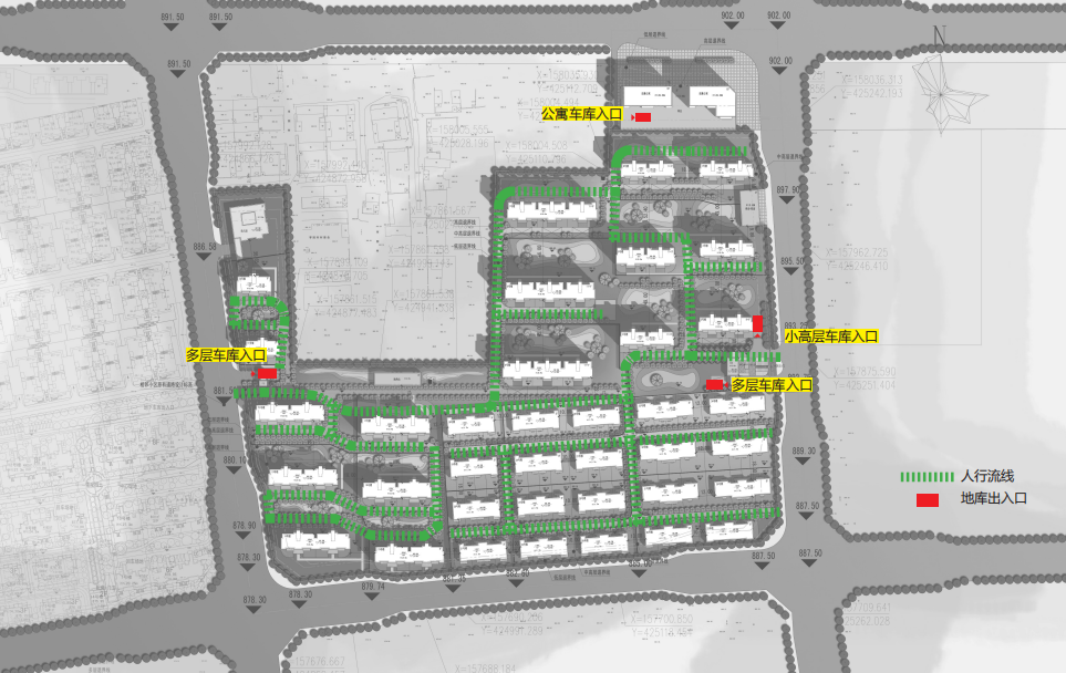 [山西]某新古典风格住区建筑设计方案文本模型cad施工图下载【ID:166074195】