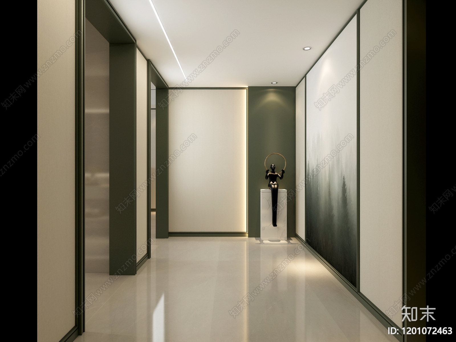 酒店套房cad施工图下载【ID:1201072463】