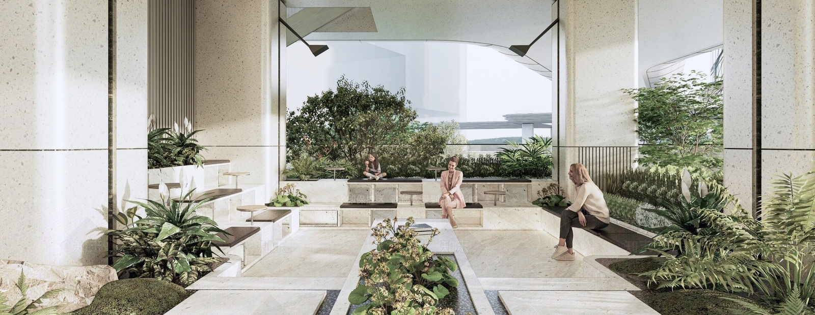 现代轻奢室内景观SU模型下载【ID:1201075794】