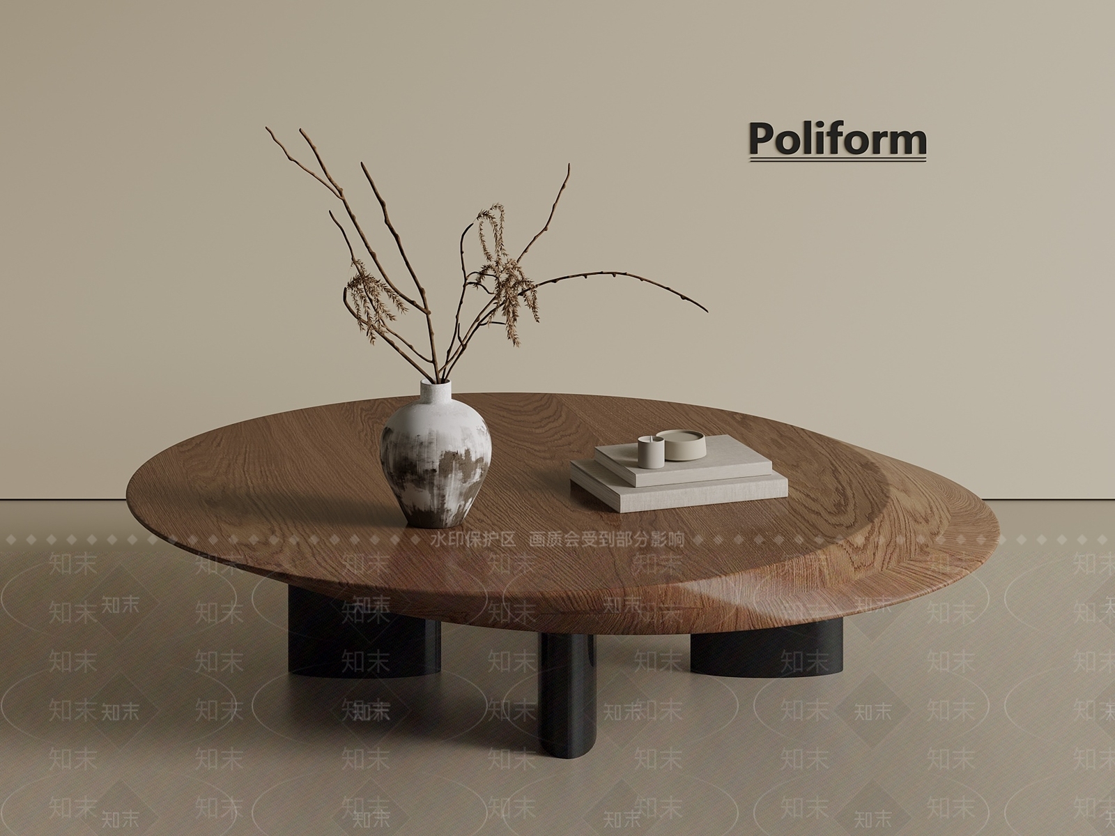 中古新中式茶几3D模型下载【ID:1201073039】