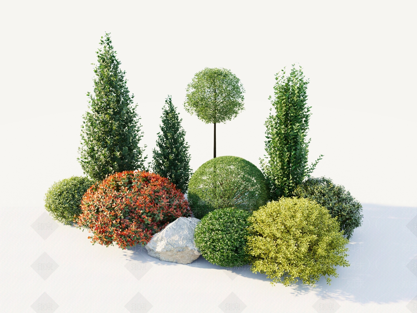 灌木SU模型下载【ID:1201074117】