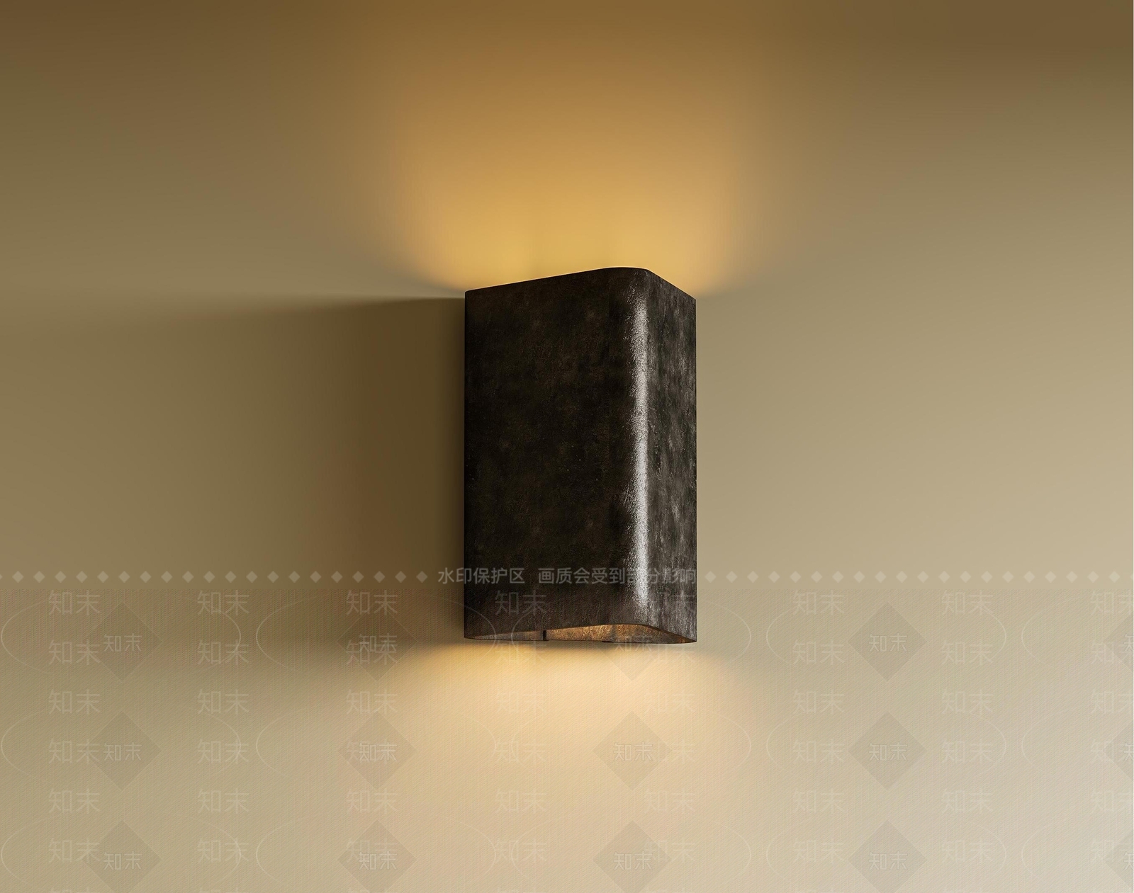 简约侘寂壁灯3D模型下载【ID:1201074810】