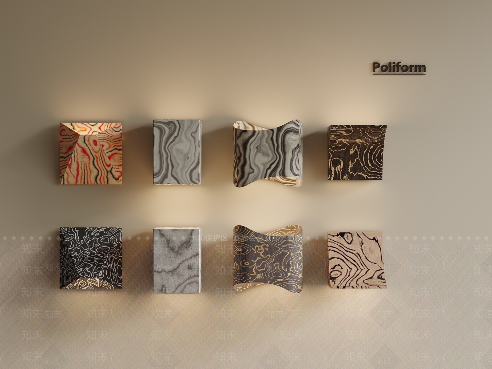 现代轻奢床头壁灯SU模型下载【ID:1201078014】