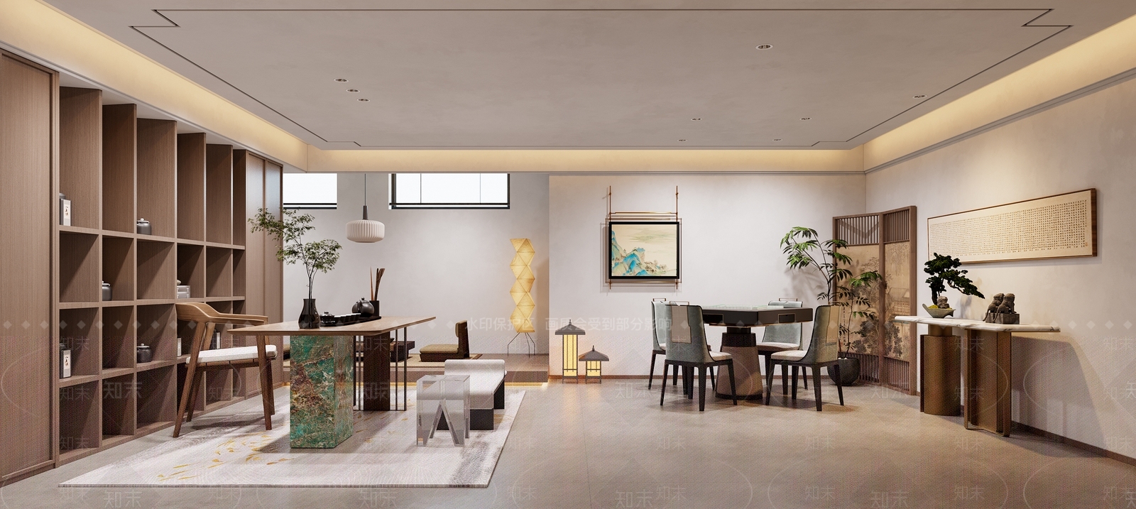 茶室3D模型下载【ID:1201079916】