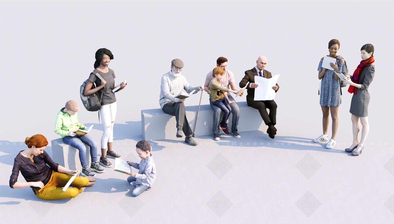 多人3D模型下载【ID:1201080860】
