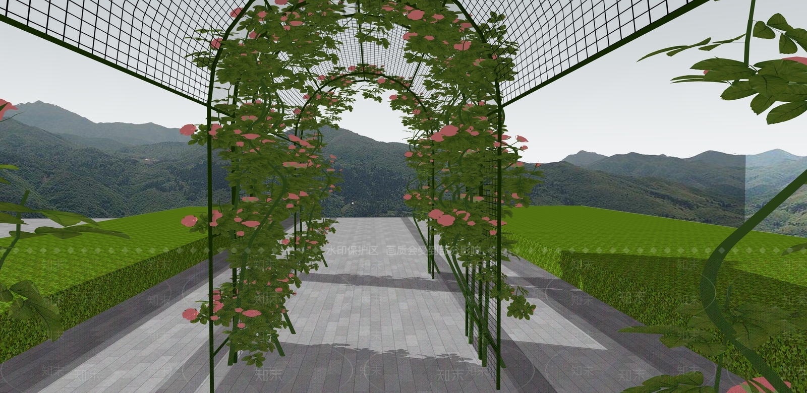 现代其他景观小品SU模型下载【ID:1201082194】