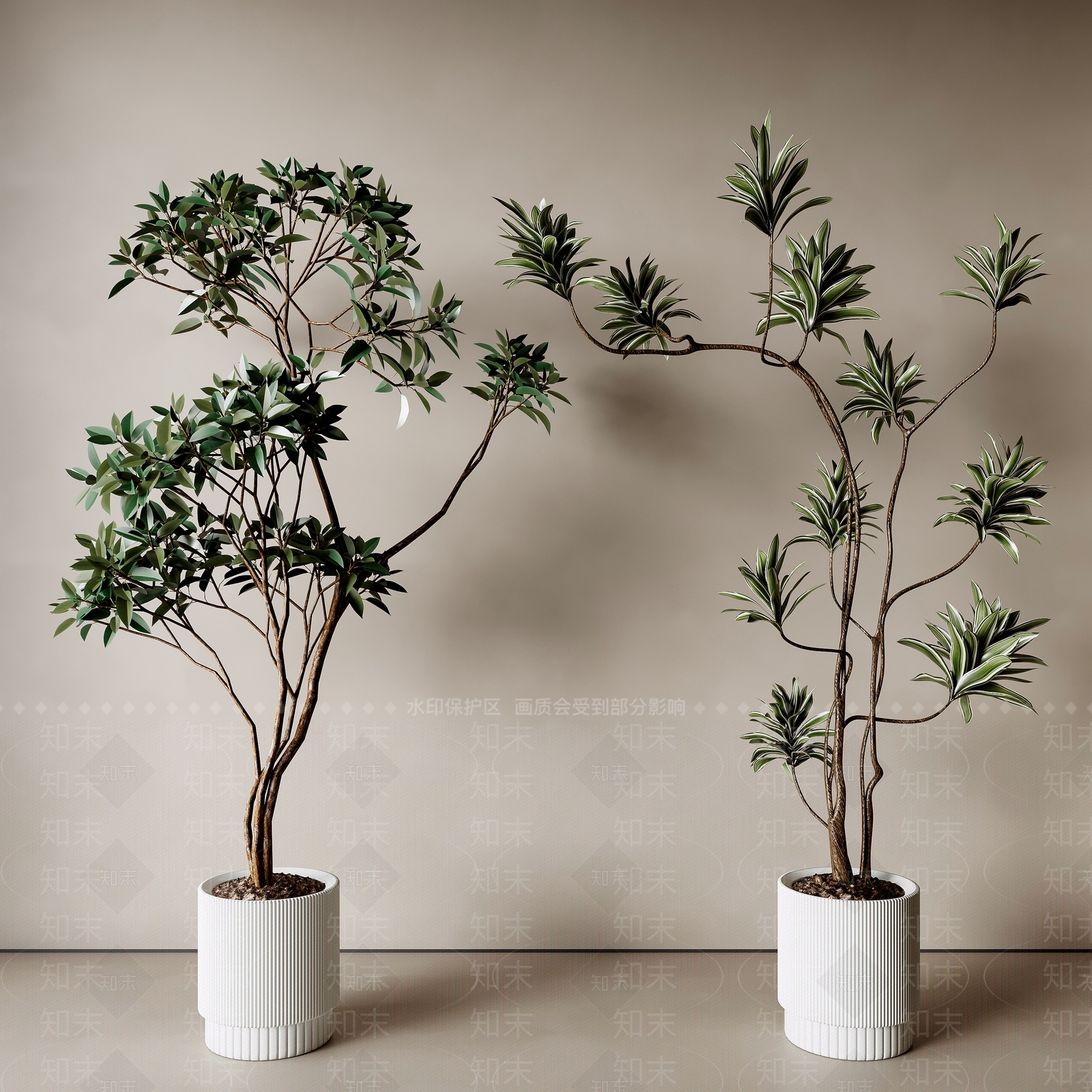 盆栽3D模型下载【ID:1201082551】