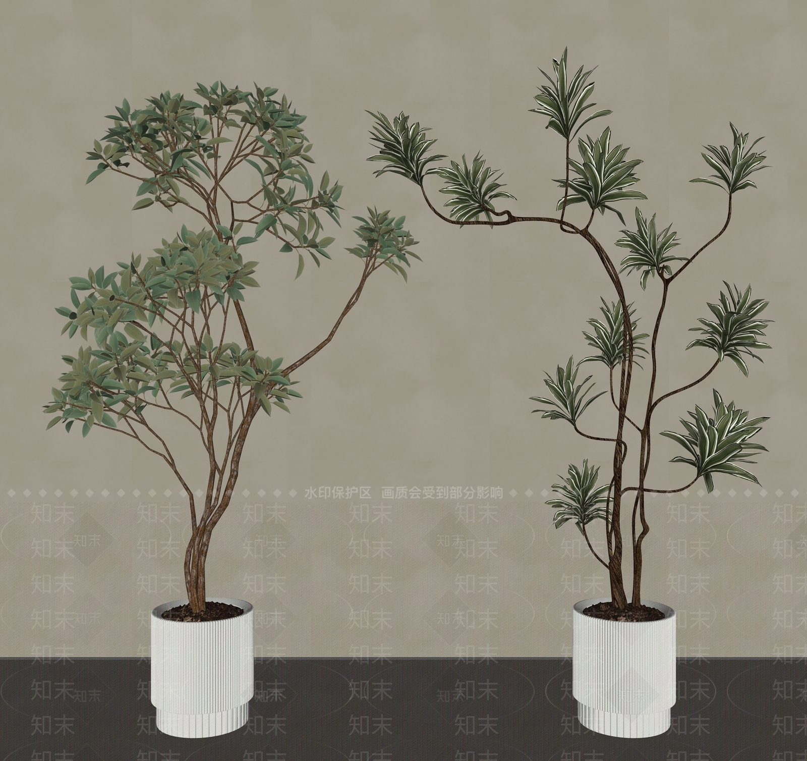 盆栽SU模型下载【ID:1201082861】