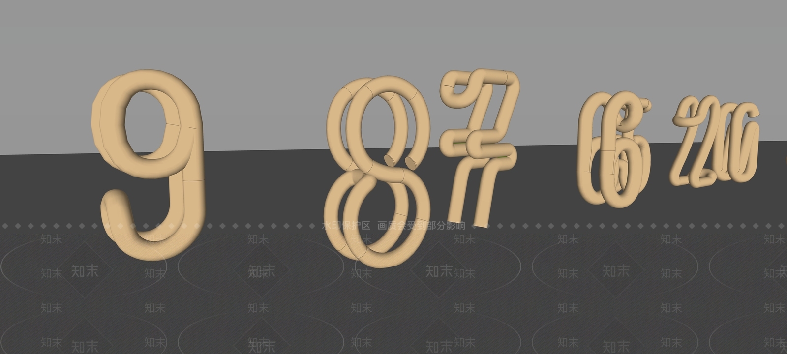 现代轻奢艺术装置SU模型下载【ID:1201082942】