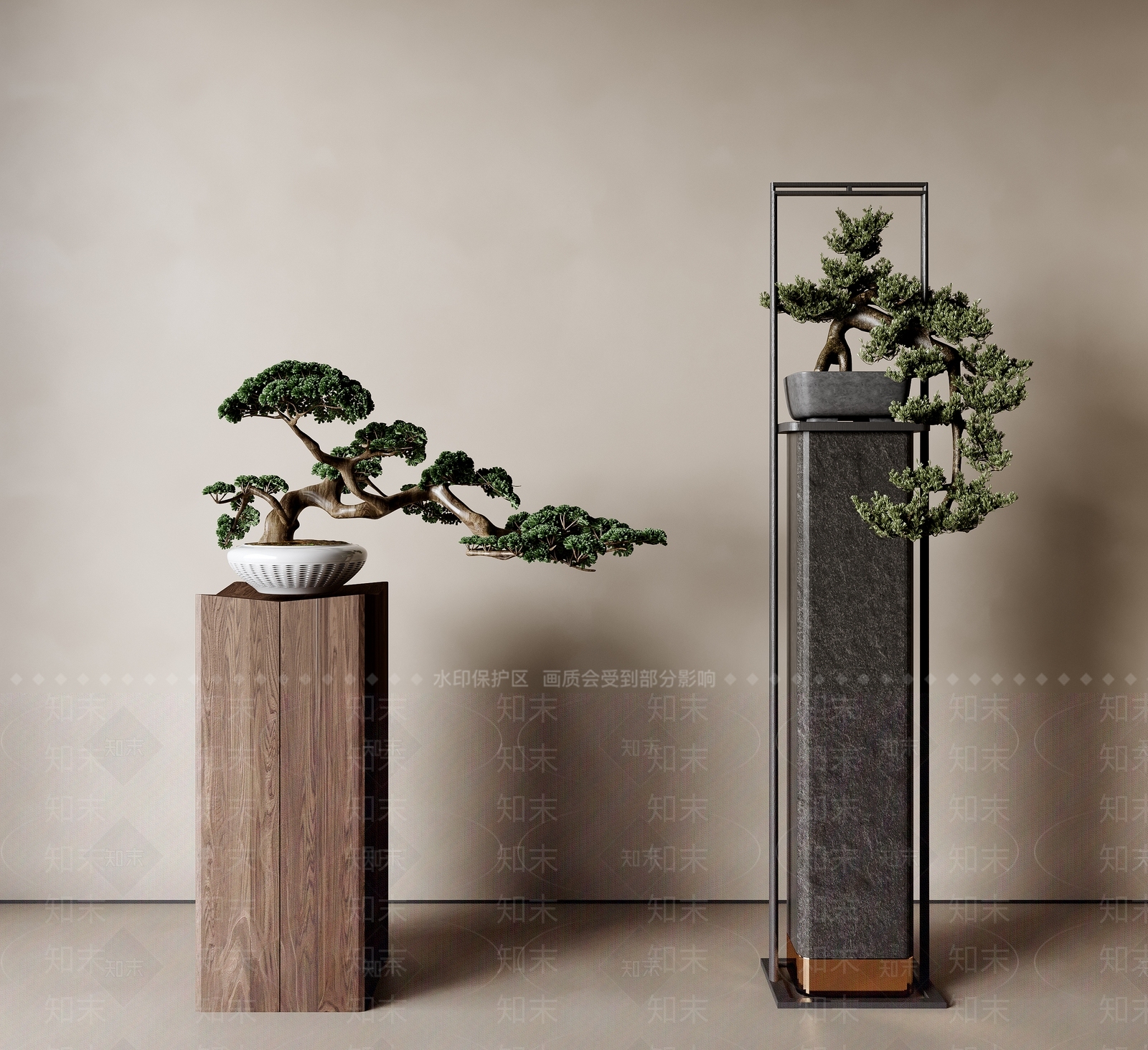 盆栽3D模型下载【ID:1201083039】