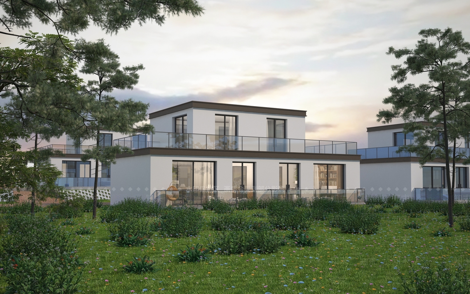 现代其他住宅外观3D模型下载【ID:1201088614】