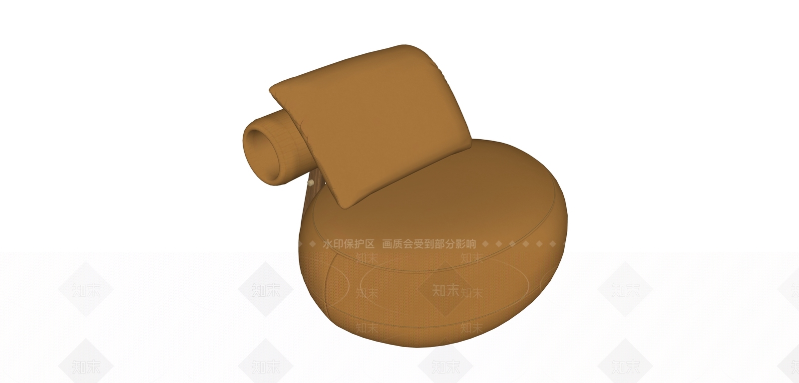现代轻奢懒人沙发SU模型下载【ID:1201091064】