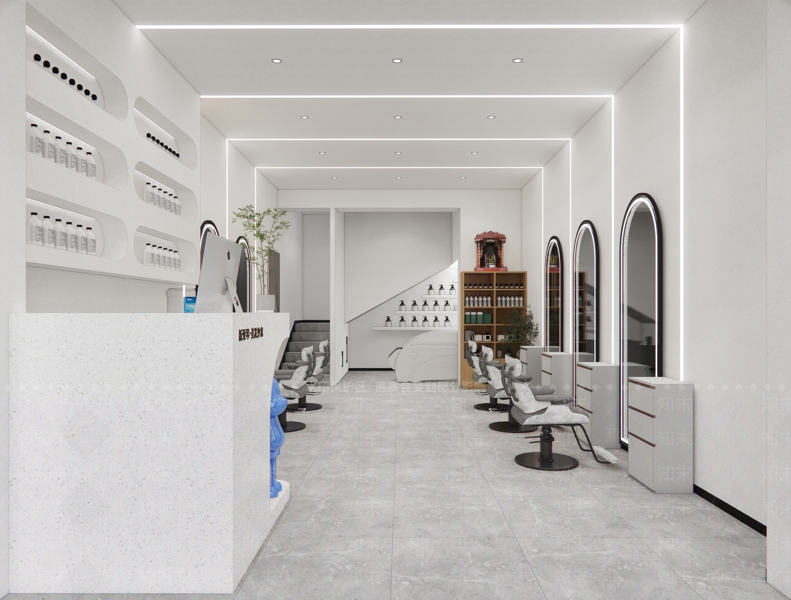 现代理发店SU模型下载【ID:1201106502】