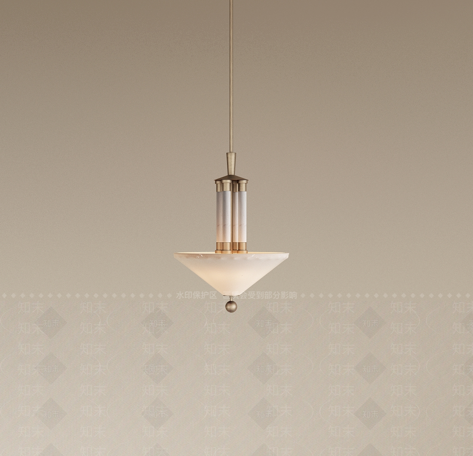 现代轻奢床头吊灯SU模型下载【ID:1201118727】