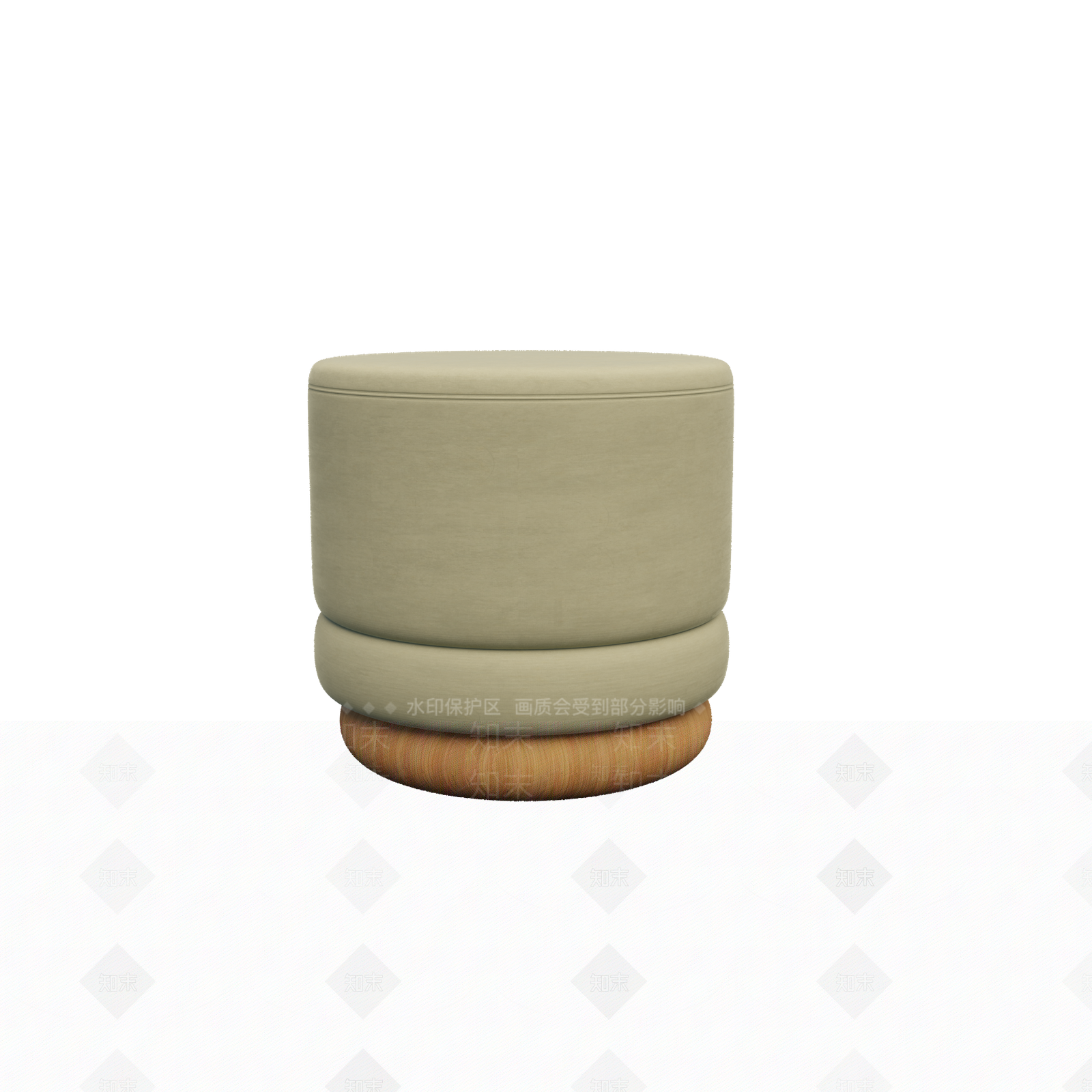 现代沙发凳3D模型下载【ID:1201122323】