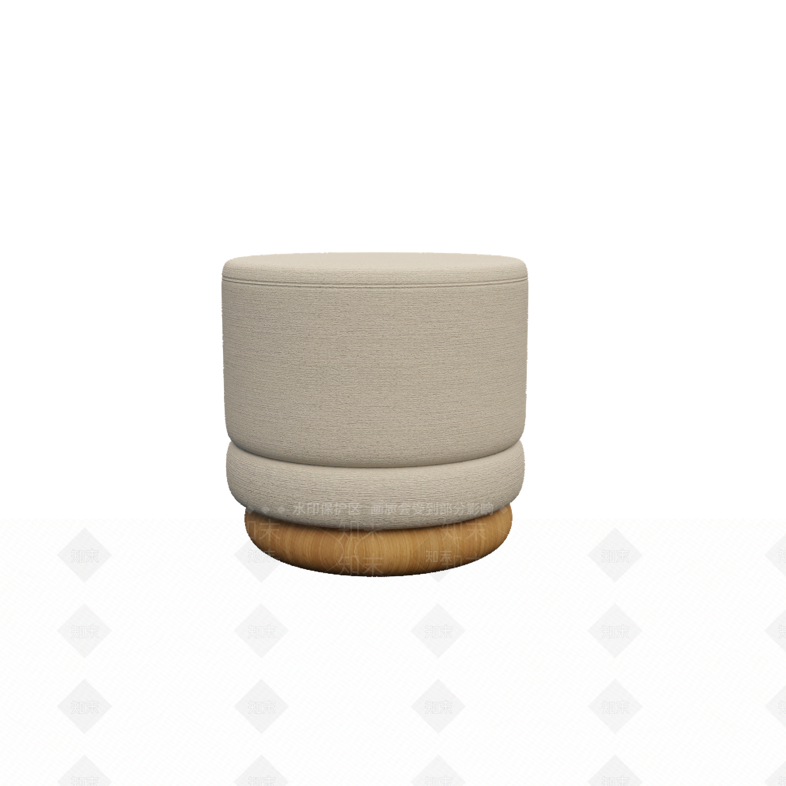 现代沙发凳3D模型下载【ID:1201122323】