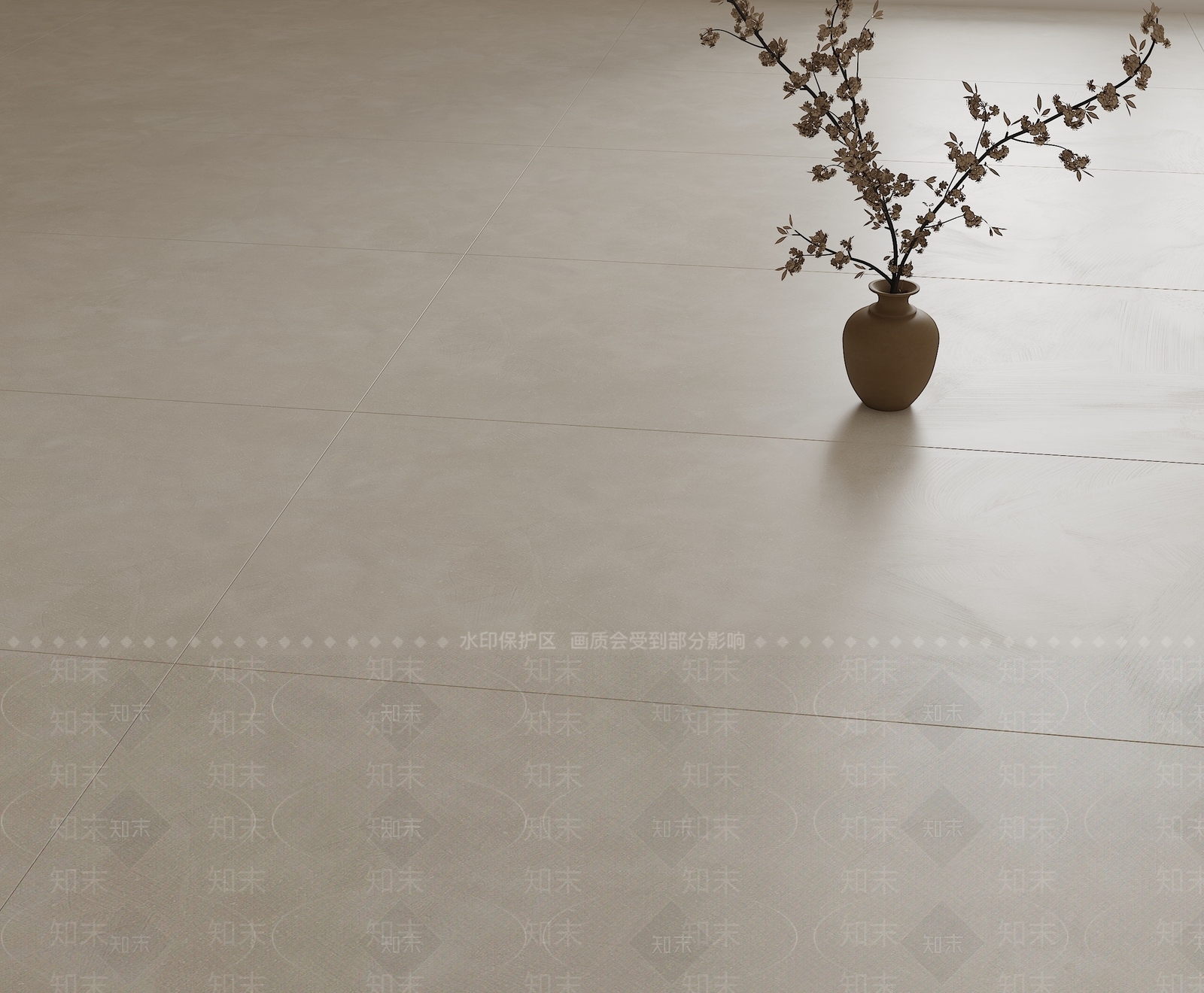 新中式奶油地砖3D模型下载【ID:1201122643】