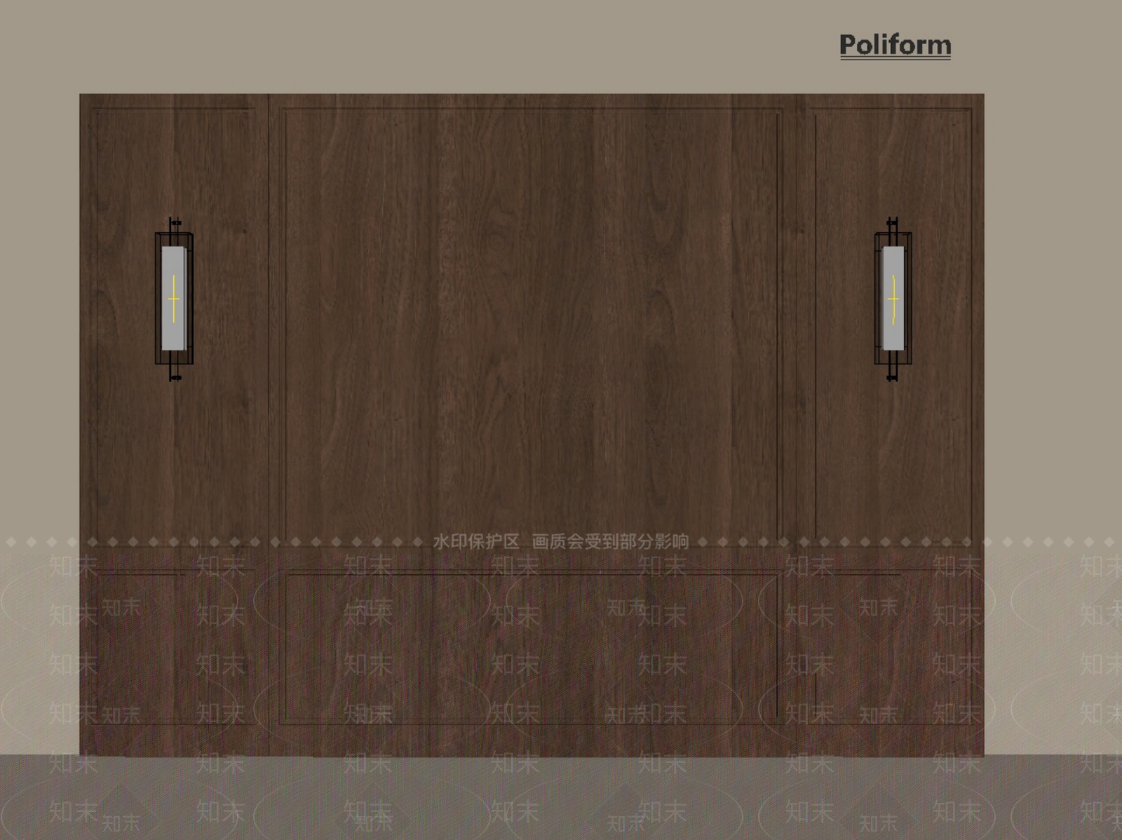 新中式中古壁灯SU模型下载【ID:1201123790】