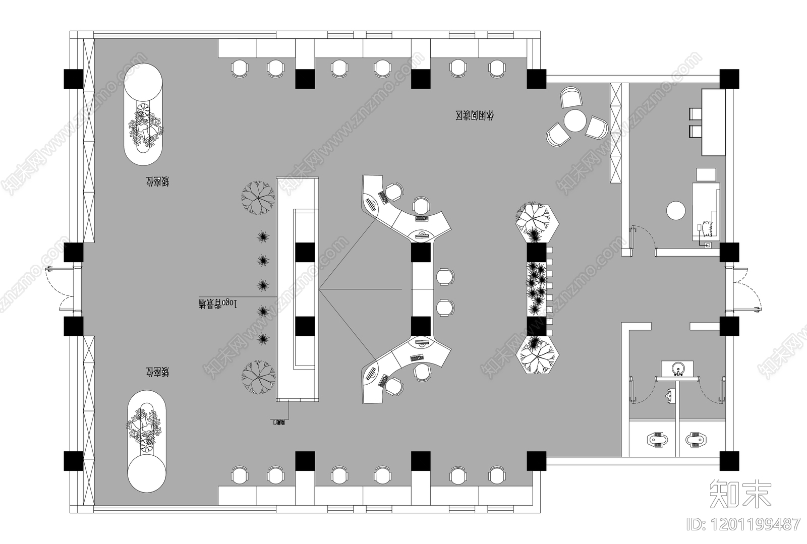 工装平面图施工图下载【ID:1201199487】