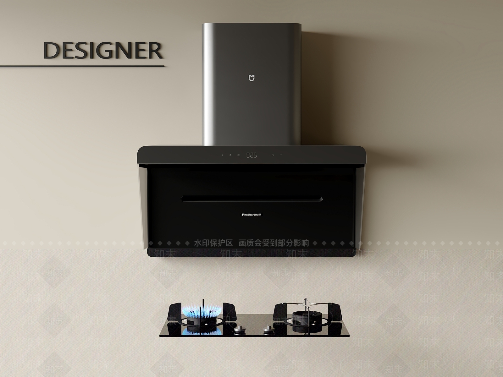 油烟机3D模型下载【ID:1201131878】