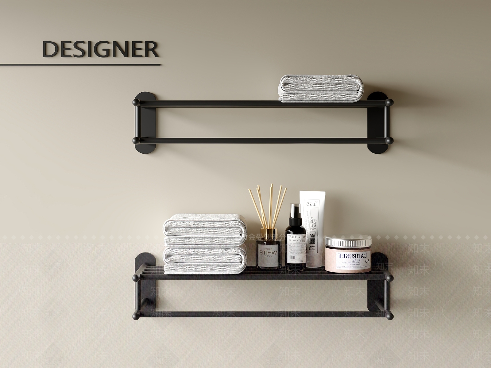 毛巾架3D模型下载【ID:1201132311】