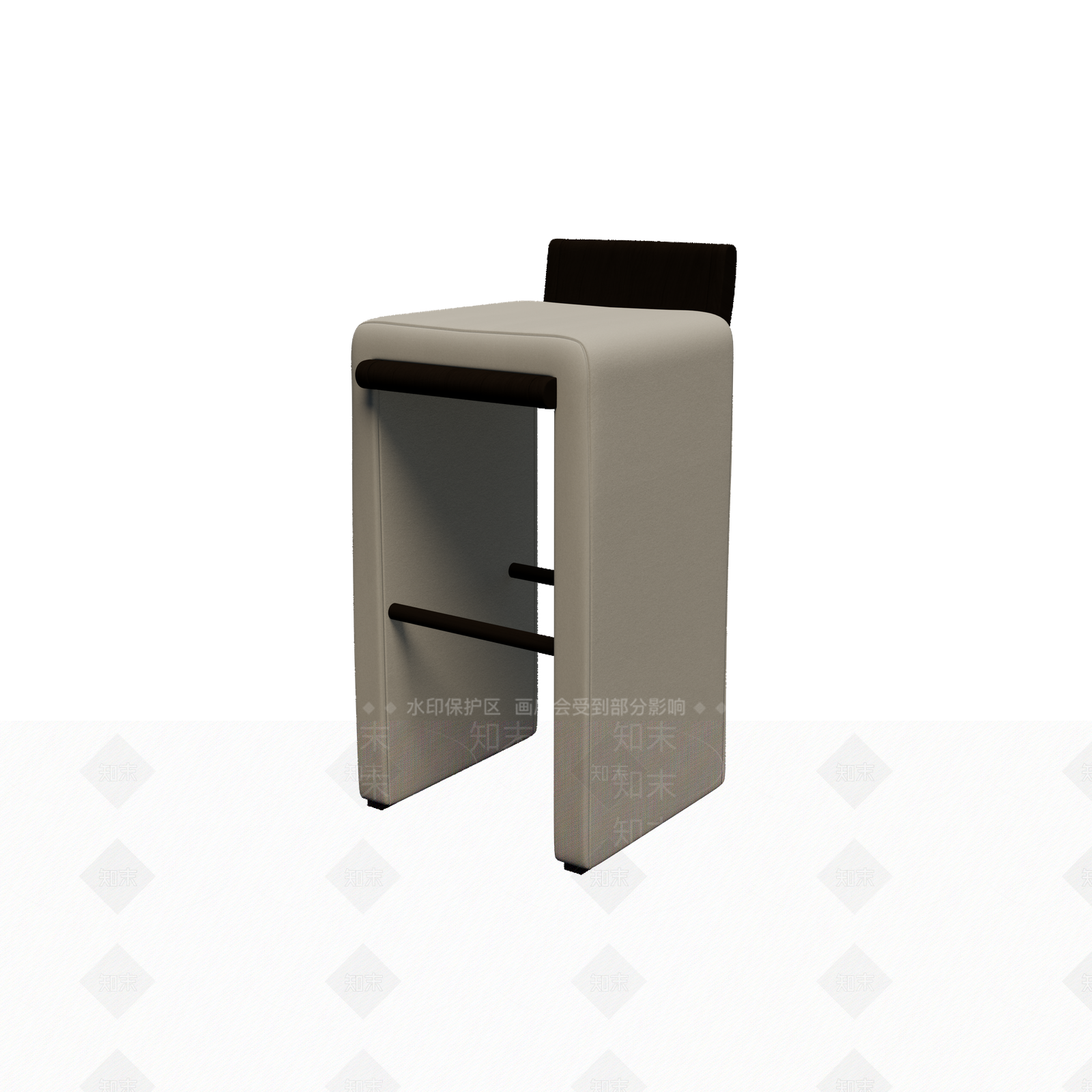 现代吧椅3D模型下载【ID:1201132717】