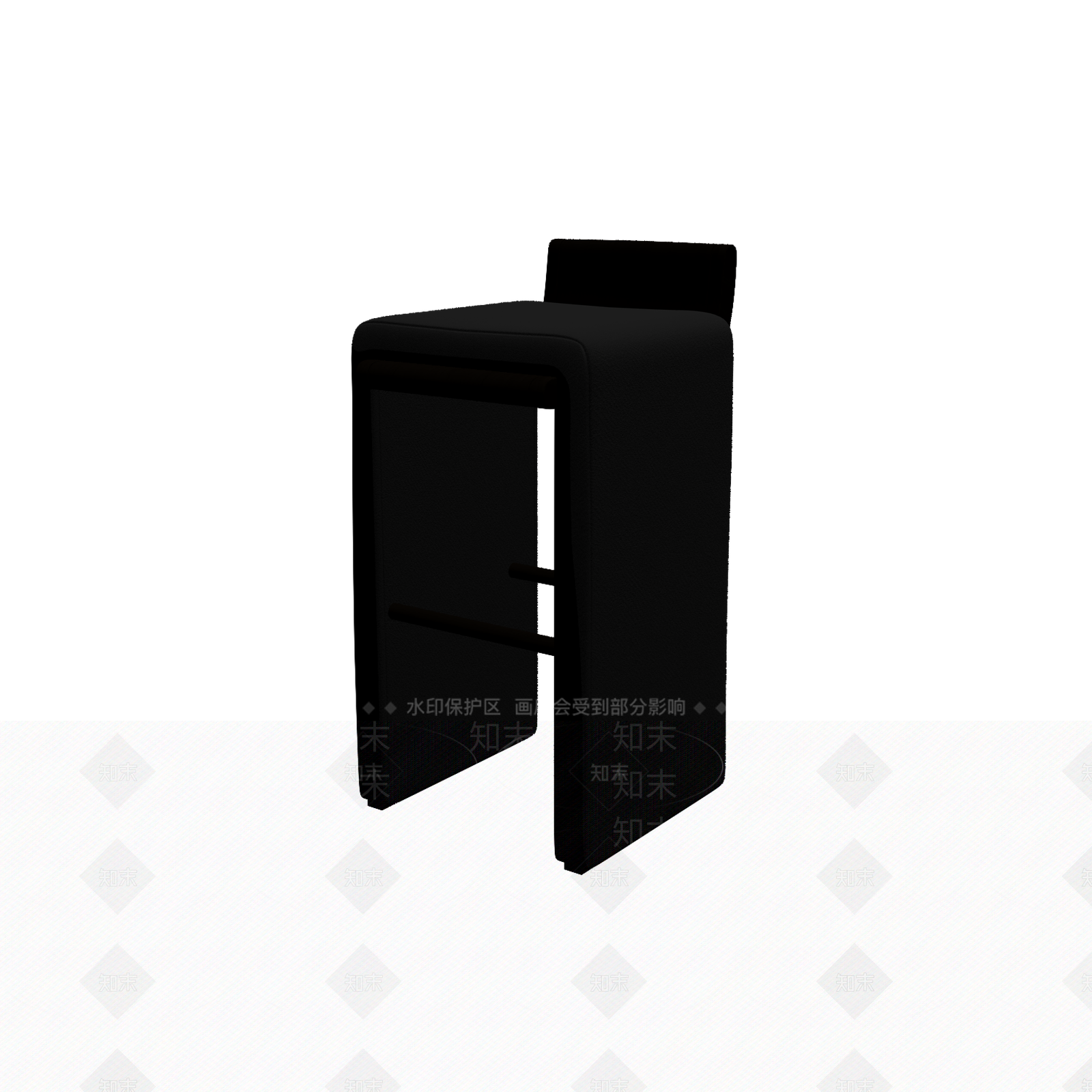 现代吧椅3D模型下载【ID:1201132717】
